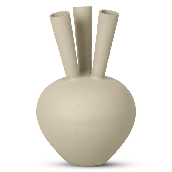 3 mouth vase Oval Sand