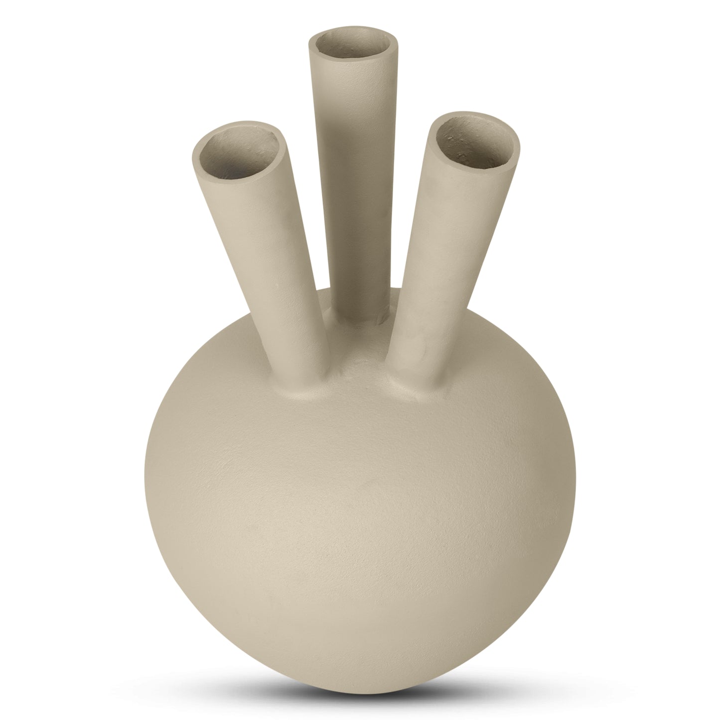 3 mouth vase Oval Sand